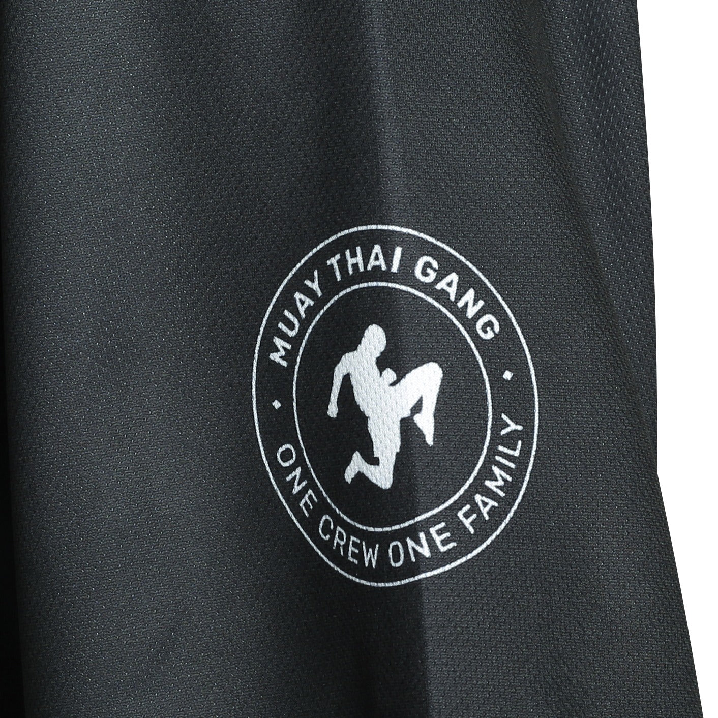 Muay Thai Gang Performance Shirt Schwarz – Funktionelles Training Shirt mit Logo