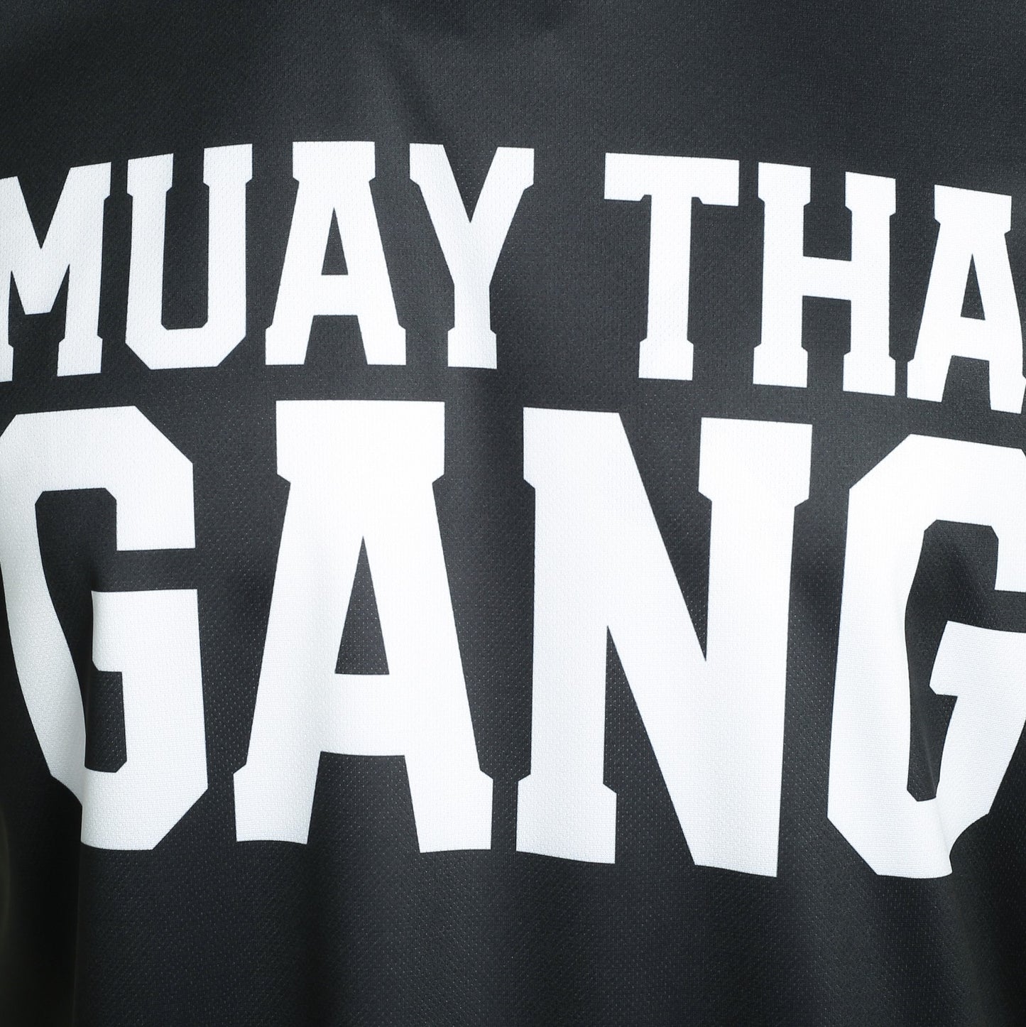 Muay Thai Gang Performance Shirt Schwarz – Funktionelles Training Shirt mit Logo