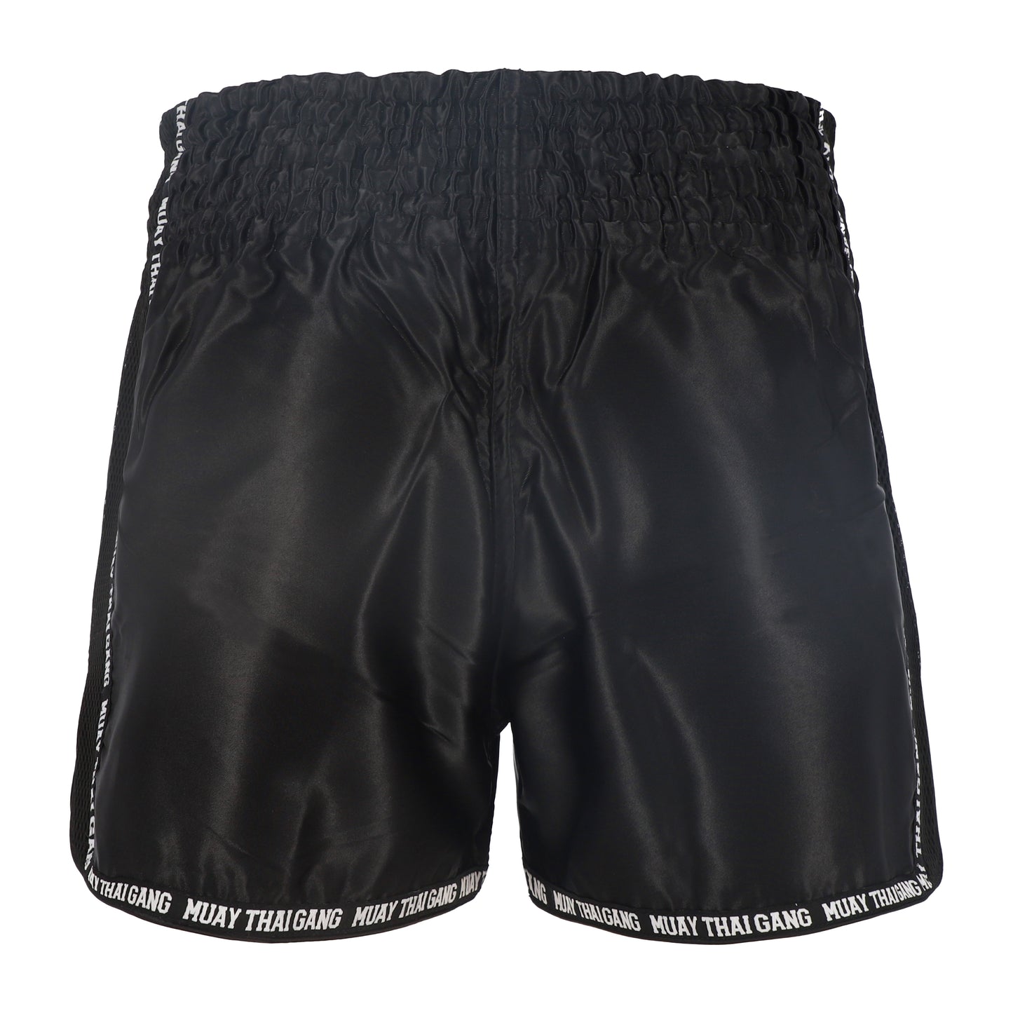 Muay Thai Gang Fight Shorts Schwarz – Thaibox Shorts für Training & Kampf
