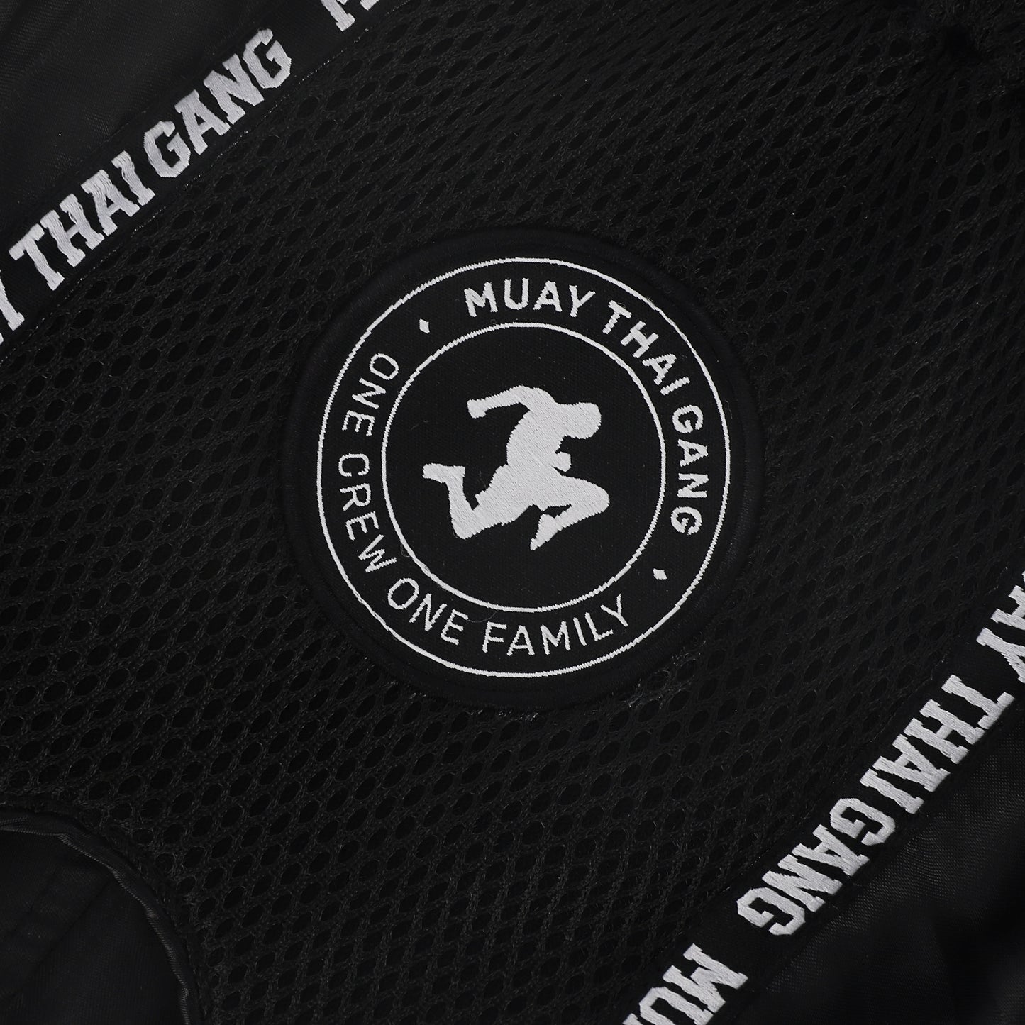 Muay Thai Gang Fight Shorts Schwarz – Thaibox Shorts für Training & Kampf