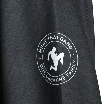 Muay Thai Gang Performance Shirt – Schwarz
