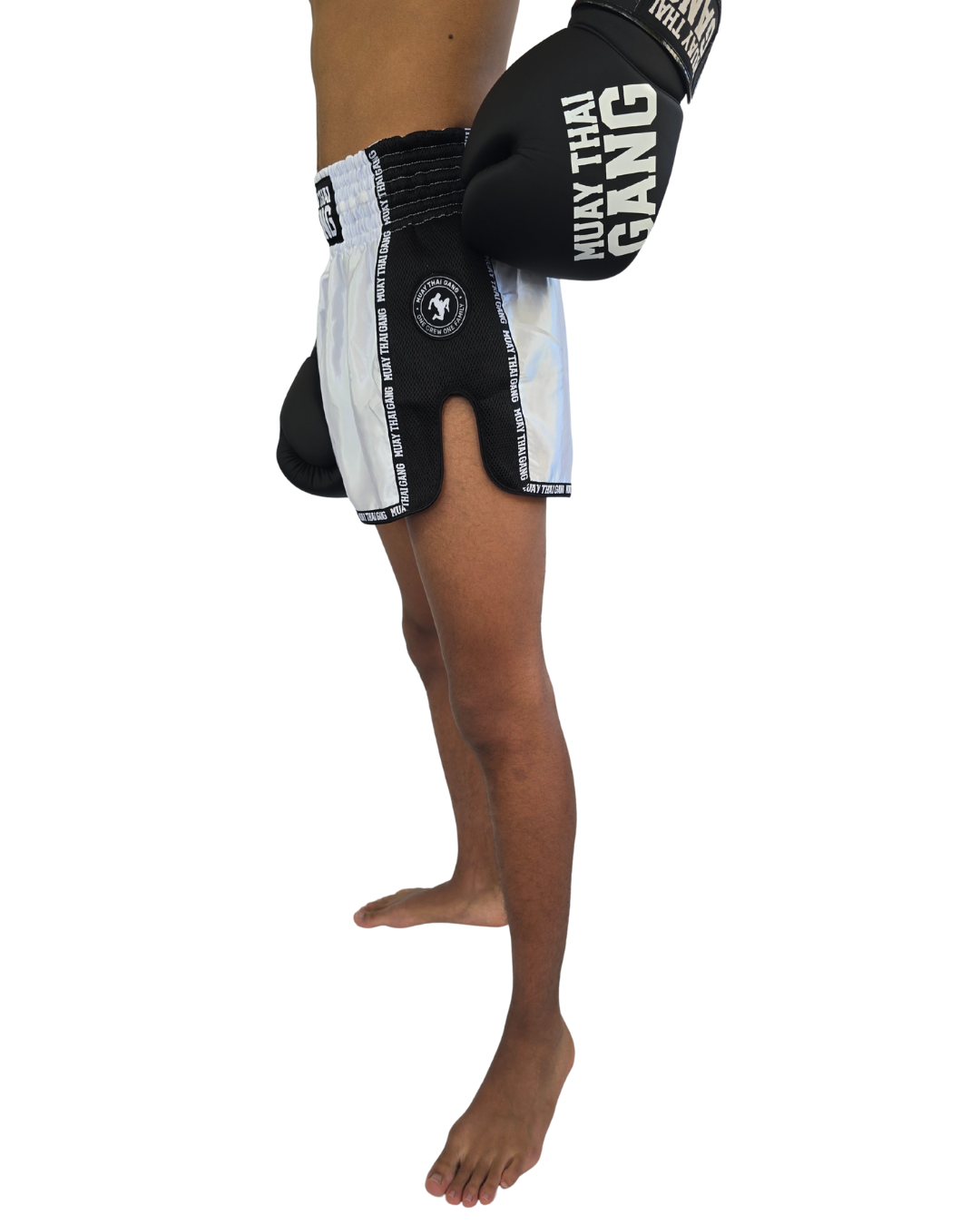 Muay Thai Gang Fight Shorts - Weiß