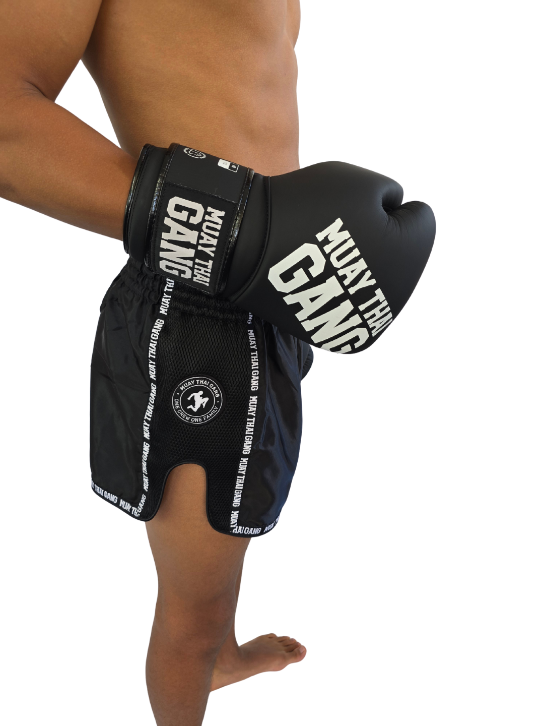 Muay Thai Gang Fight Shorts - Schwarz