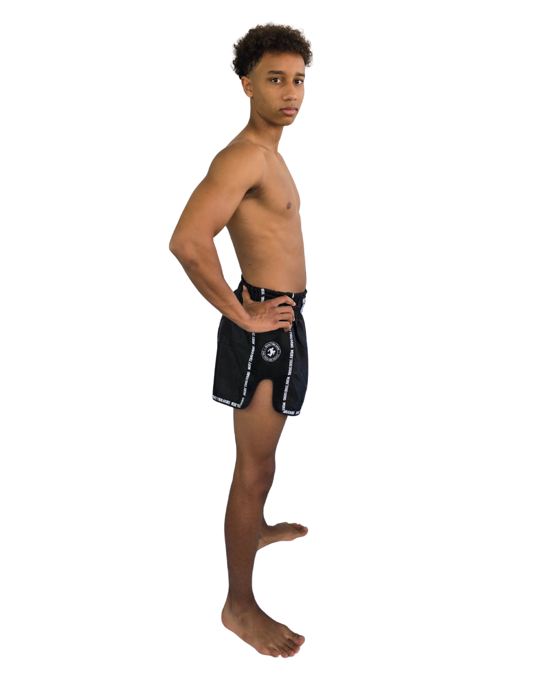 Muay Thai Gang Fight Shorts - Schwarz