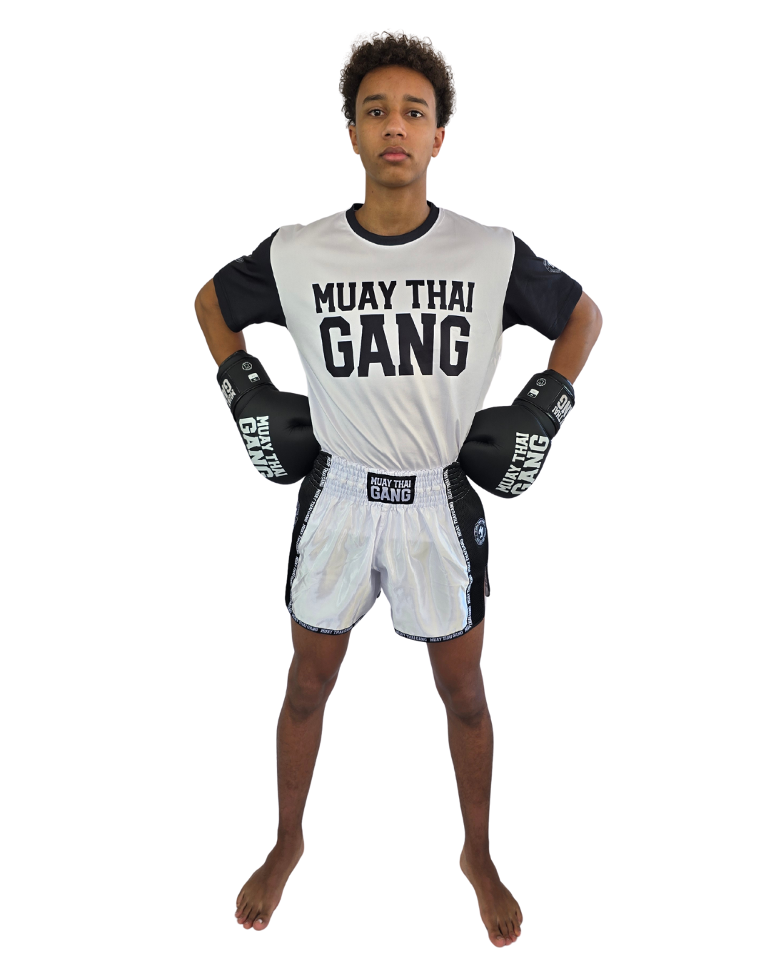 Muay Thai Gang Performance Shirt - Weiß