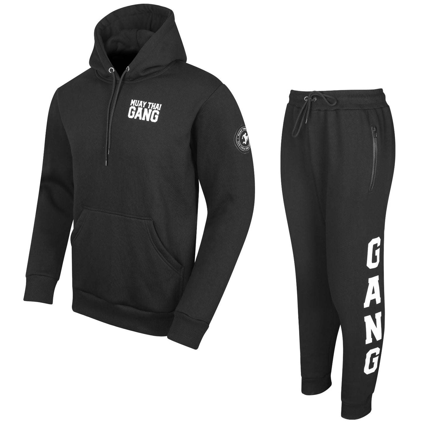 Muay Thai Gang Winter Trainingsanzug - Schwarz