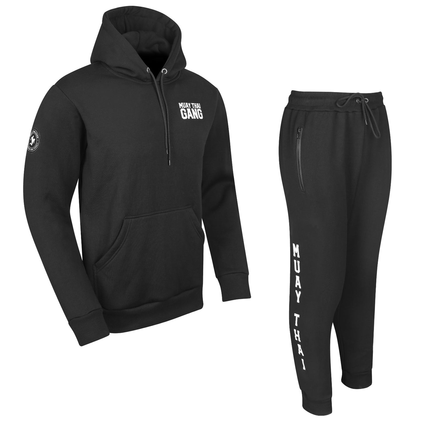 Muay Thai Gang Winter Trainingsanzug - Schwarz